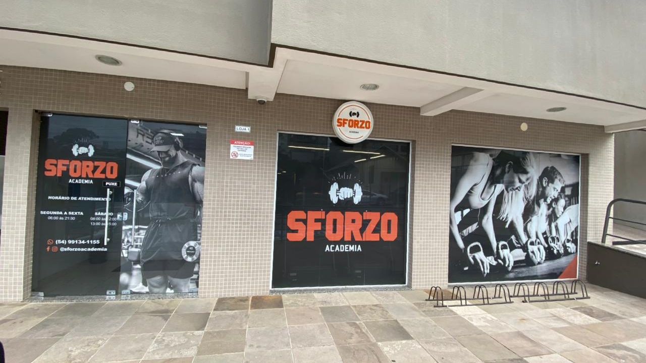 Imagem da estrutura da academia