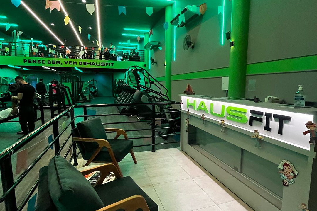 Imagem da estrutura da academia