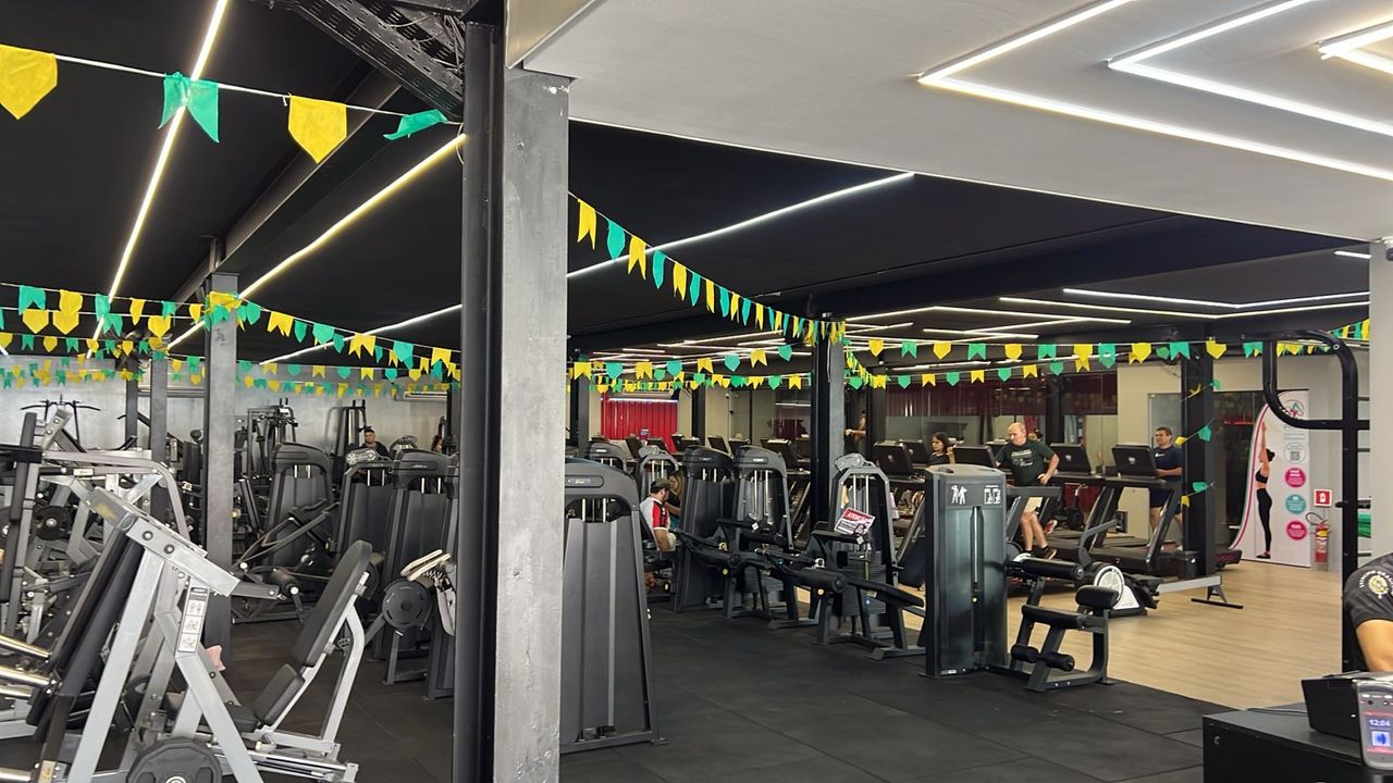 Imagem da estrutura da academia