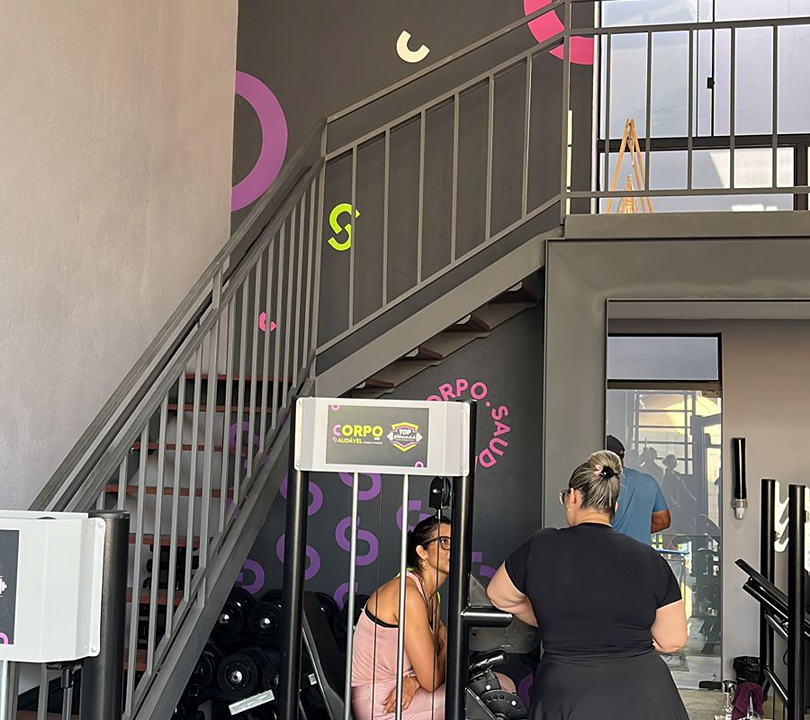 Imagem da estrutura da academia