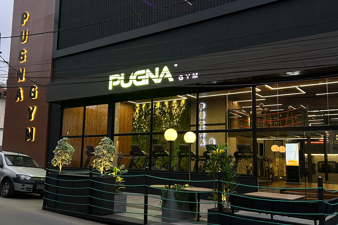 Imagem da estrutura da academia