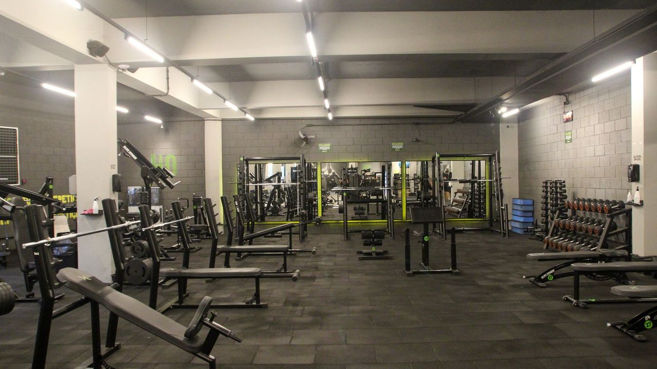 Imagem da estrutura da academia