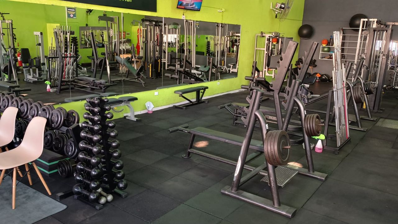 Imagem da estrutura da academia