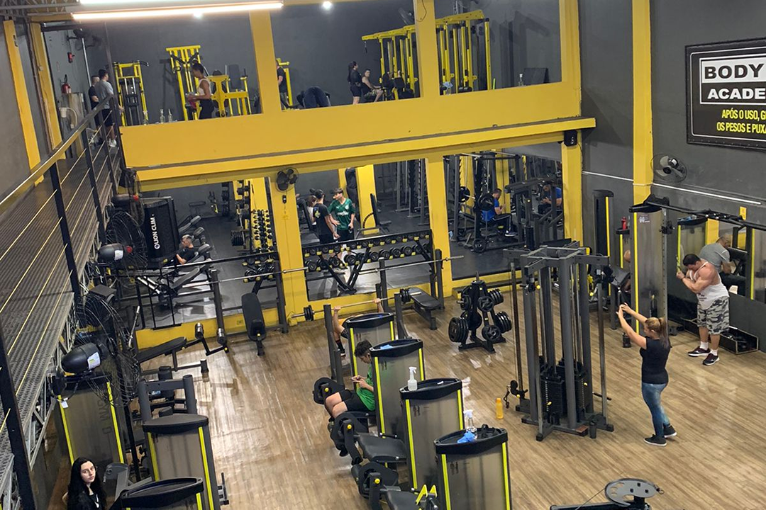 Imagem da estrutura da academia