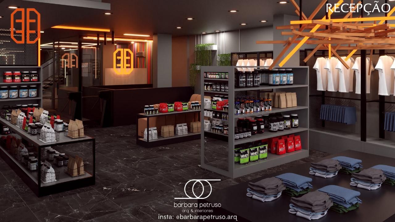 Imagem da estrutura da academia