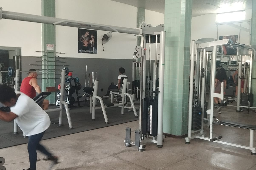Imagem da estrutura da academia
