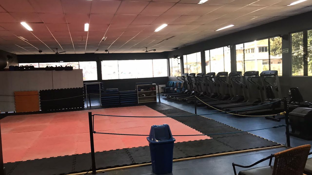 Imagem da estrutura da academia