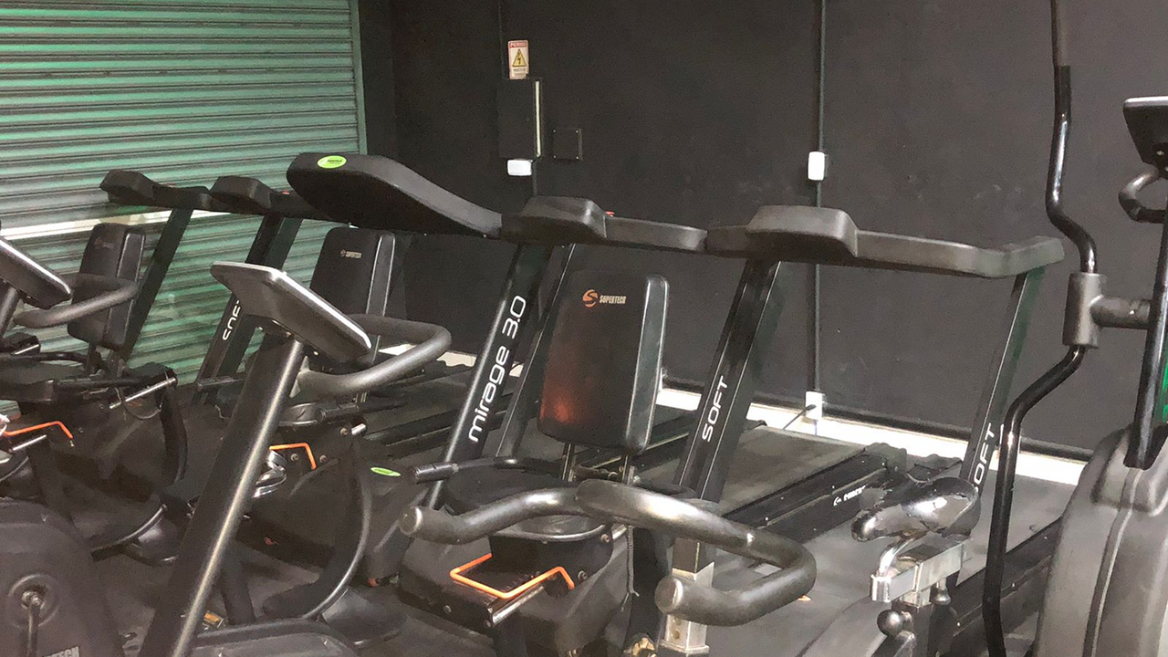 Imagem da estrutura da academia