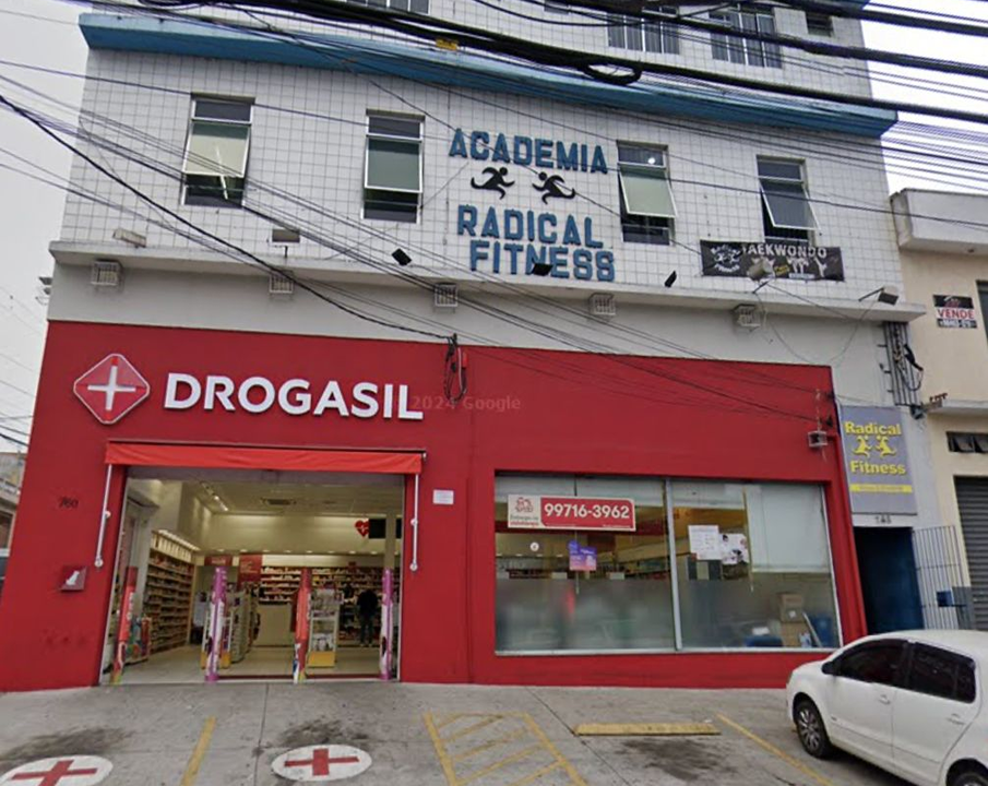 Imagem da estrutura da academia