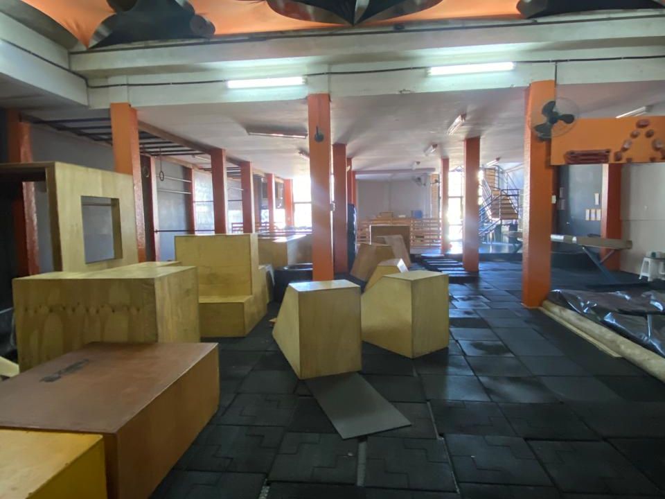 Imagem da estrutura da academia