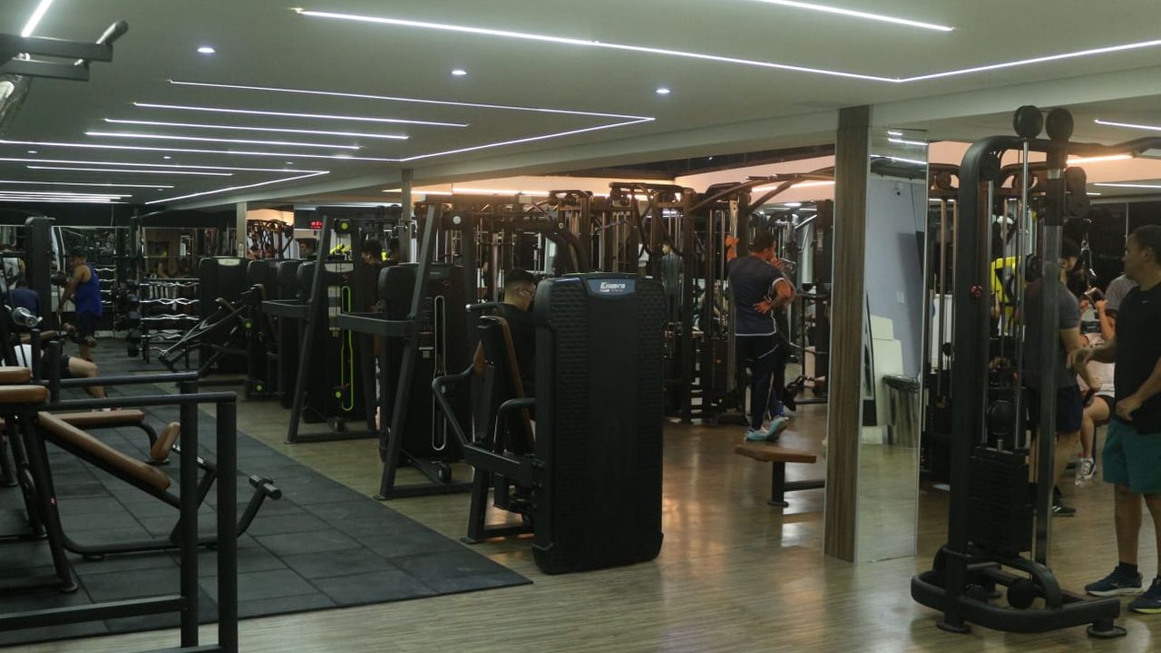 Imagem da estrutura da academia