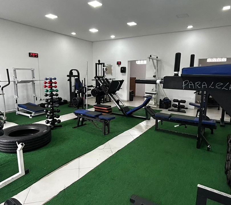 Imagem da estrutura da academia