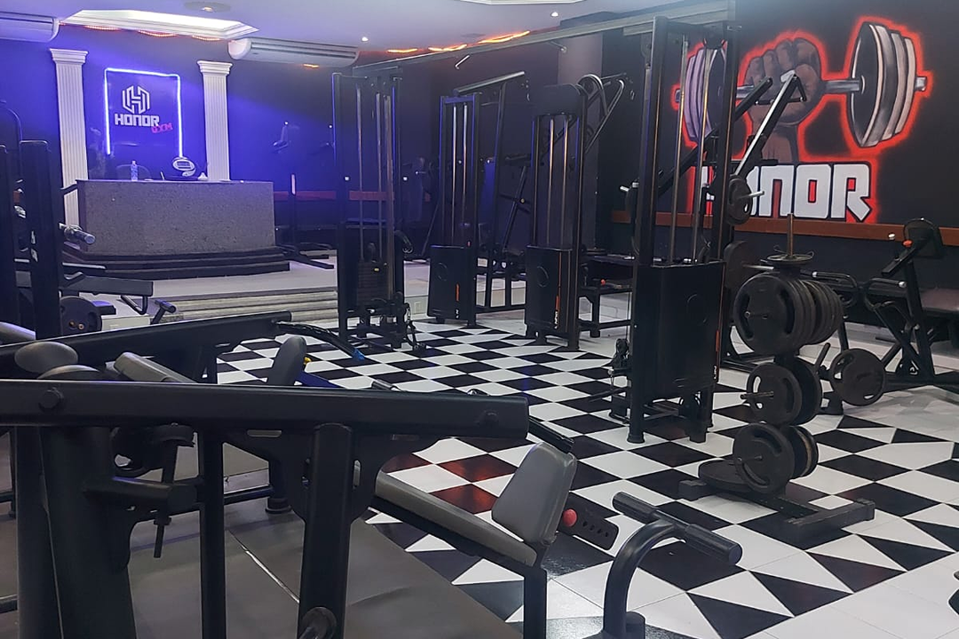 Imagem da estrutura da academia