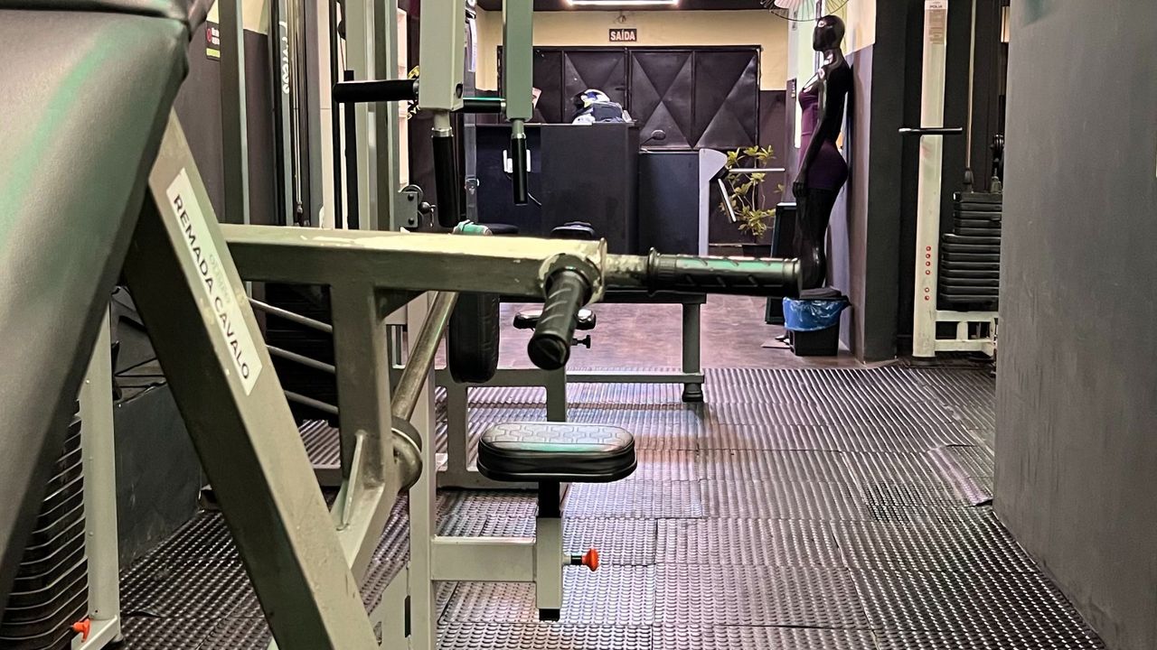 Imagem da estrutura da academia