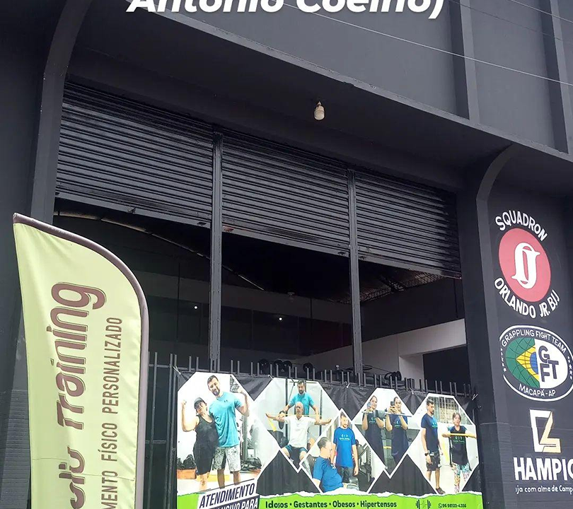 Imagem da estrutura da academia