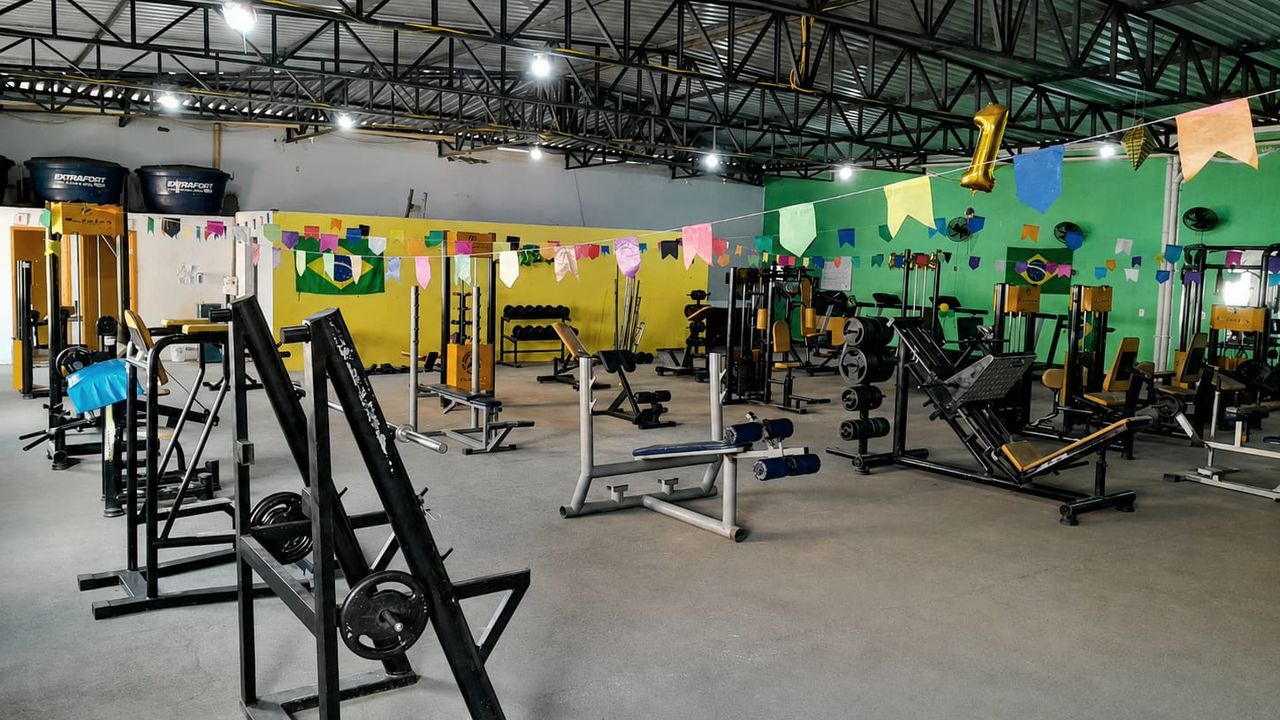 Imagem da estrutura da academia