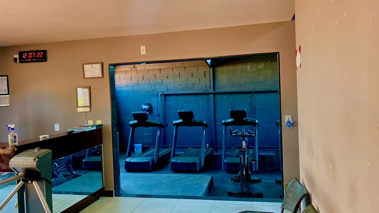 Imagem da estrutura da academia