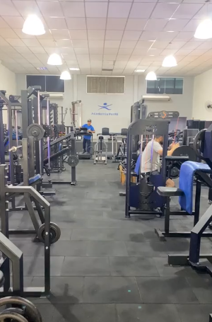 Imagem da estrutura da academia