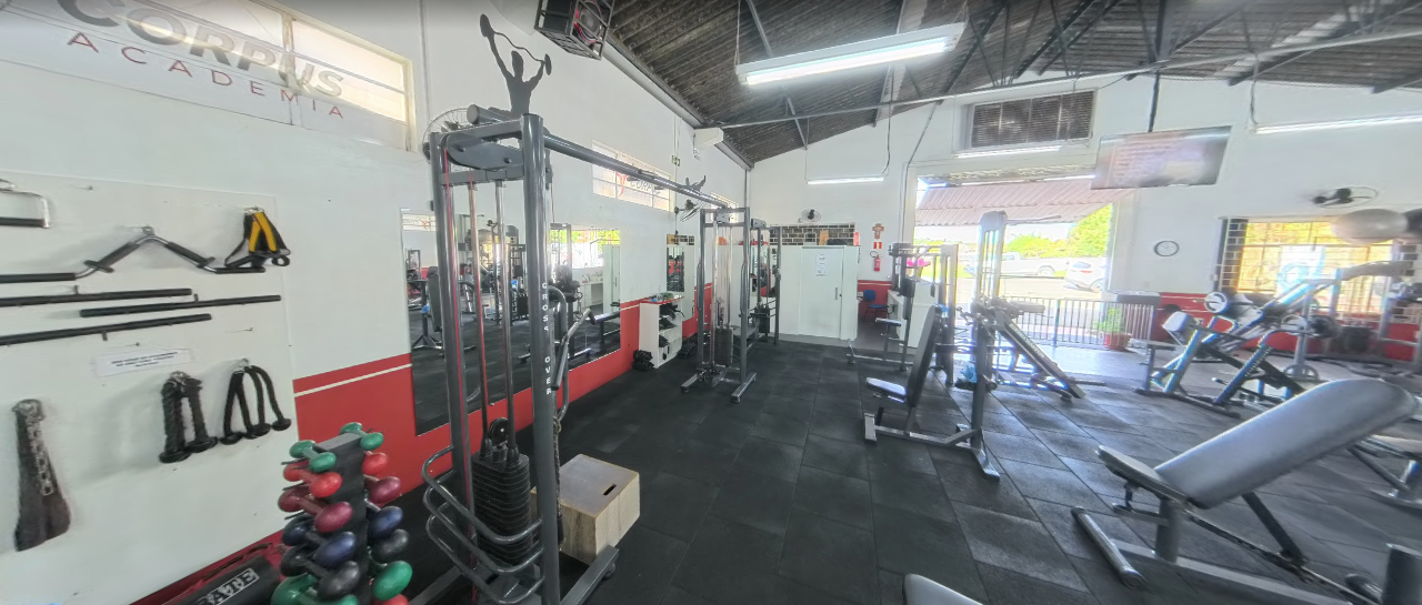 Imagem da estrutura da academia
