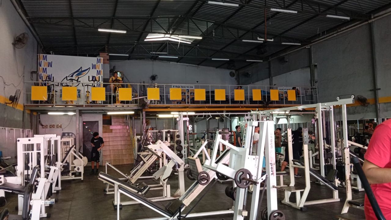 Imagem da estrutura da academia