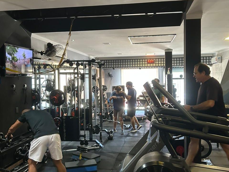 Imagem da estrutura da academia