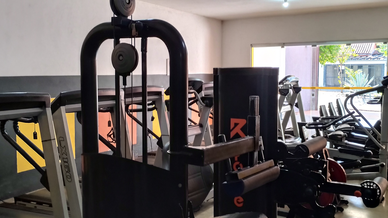 Imagem da estrutura da academia