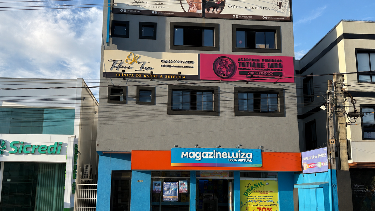 Imagem da estrutura da academia