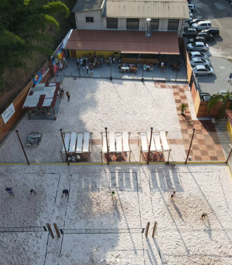 Imagem da estrutura da academia