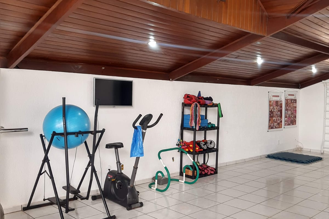 Imagem da estrutura da academia