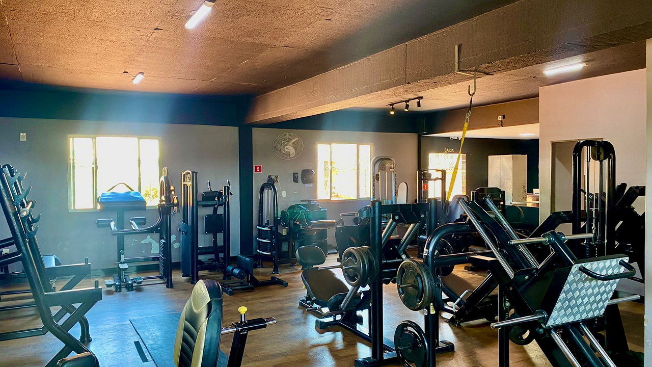 Imagem da estrutura da academia