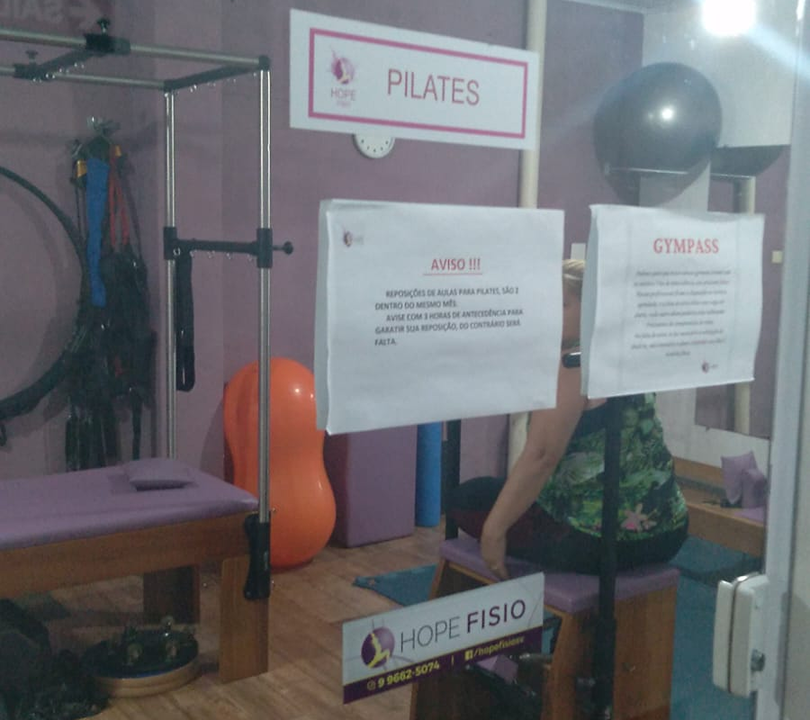 Imagem da estrutura da academia