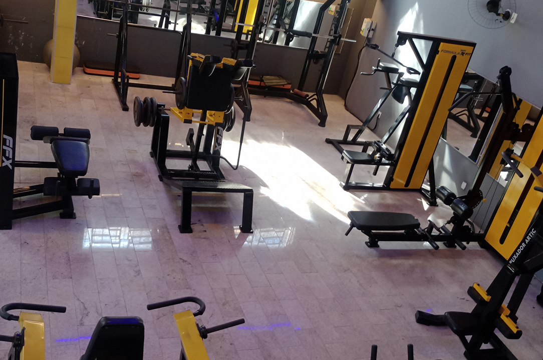 Imagem da estrutura da academia