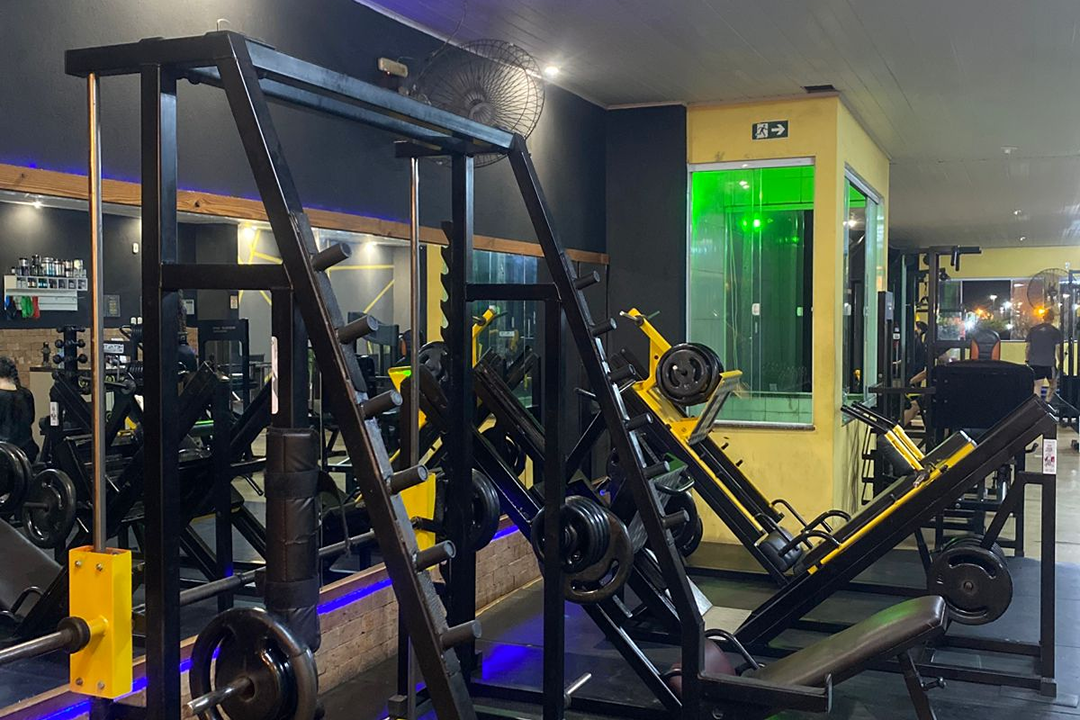 Imagem da estrutura da academia