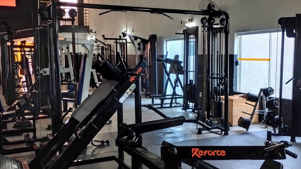 Imagem da estrutura da academia