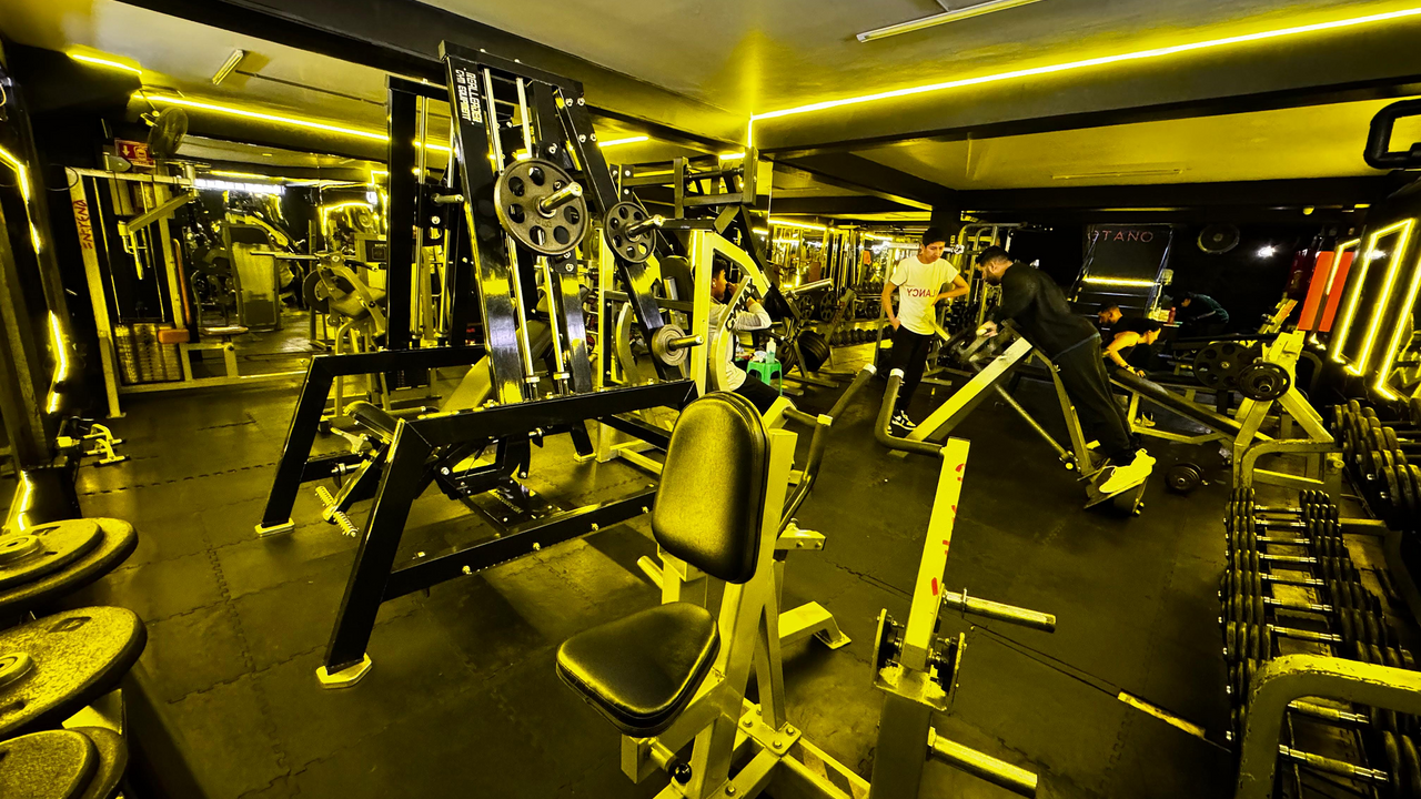 Imagem da estrutura da academia