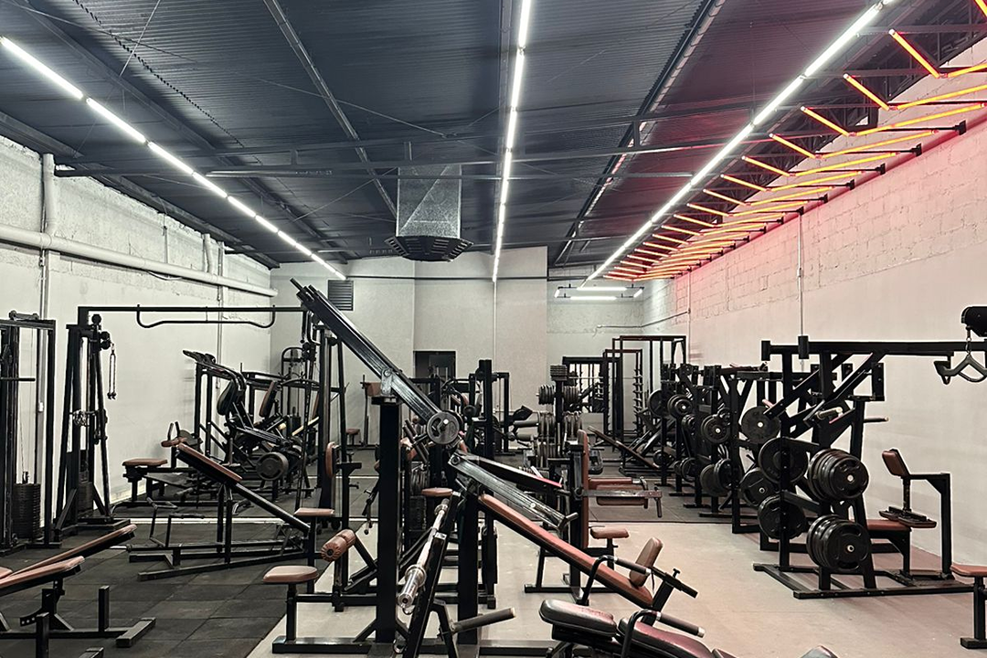 Imagem da estrutura da academia