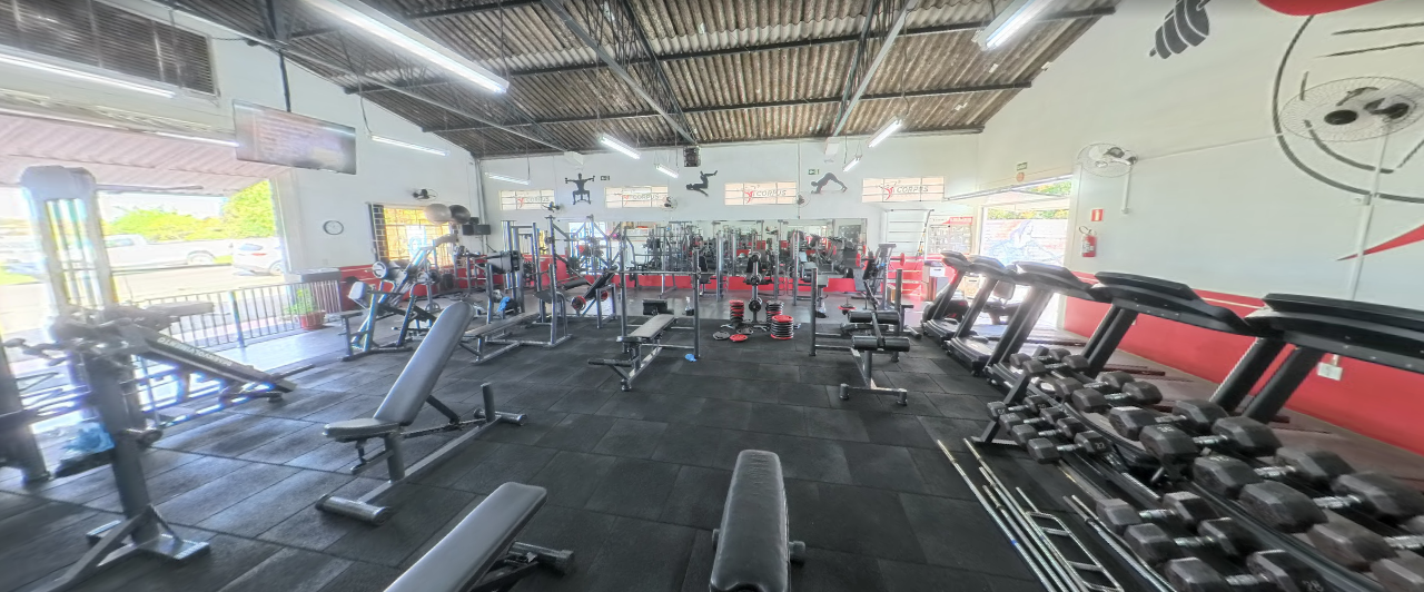 Imagem da estrutura da academia