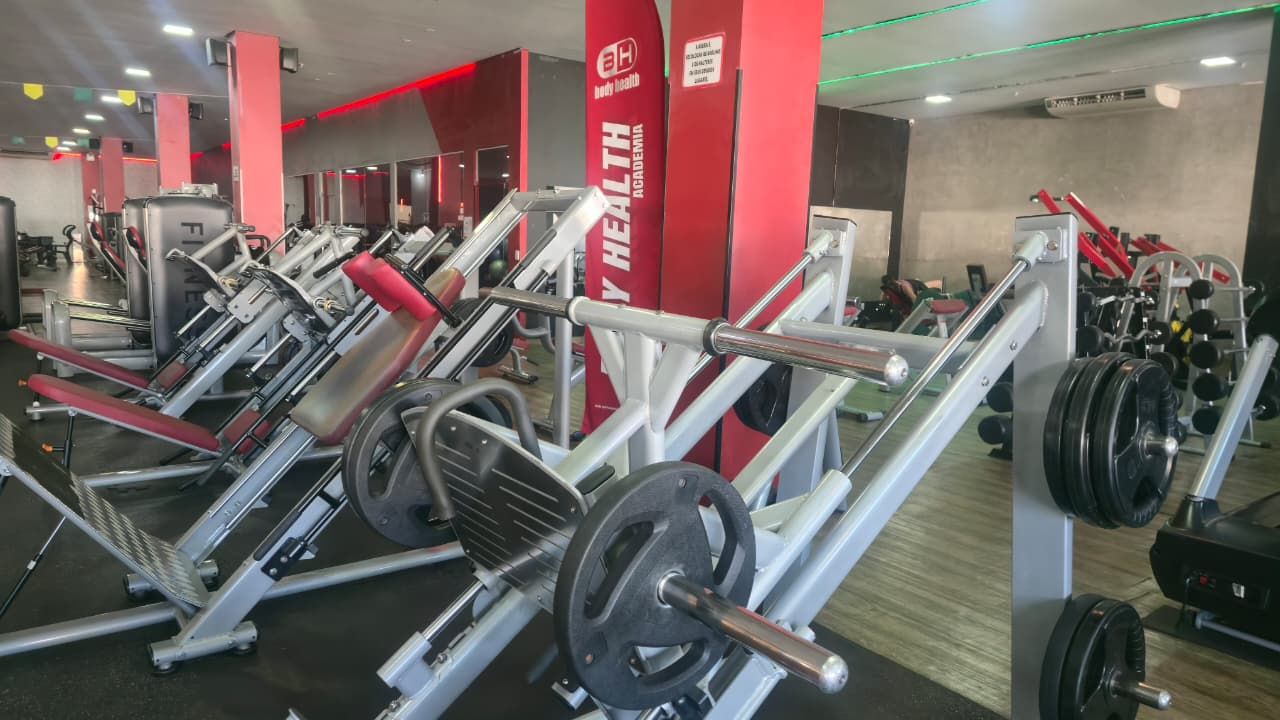 Imagem da estrutura da academia