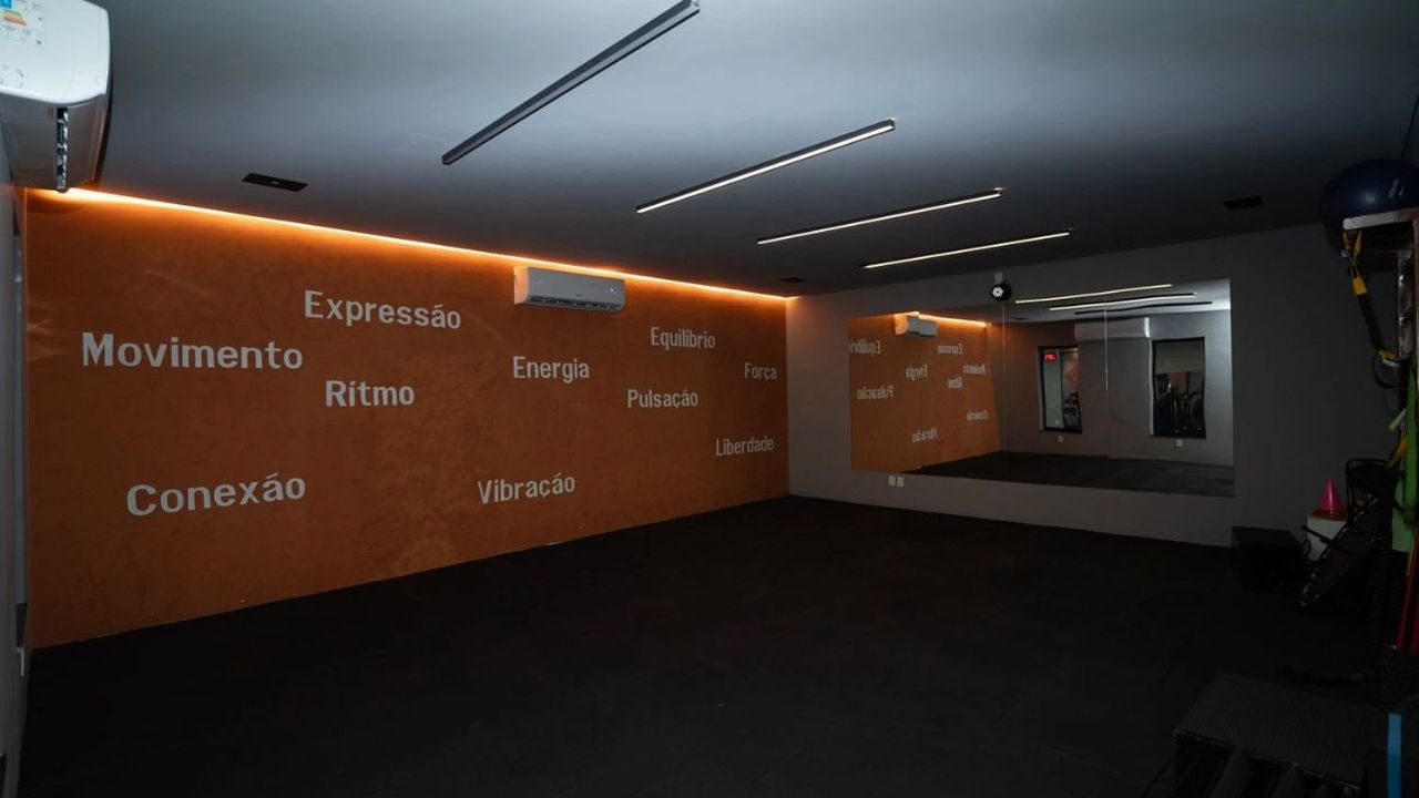 Imagem da estrutura da academia