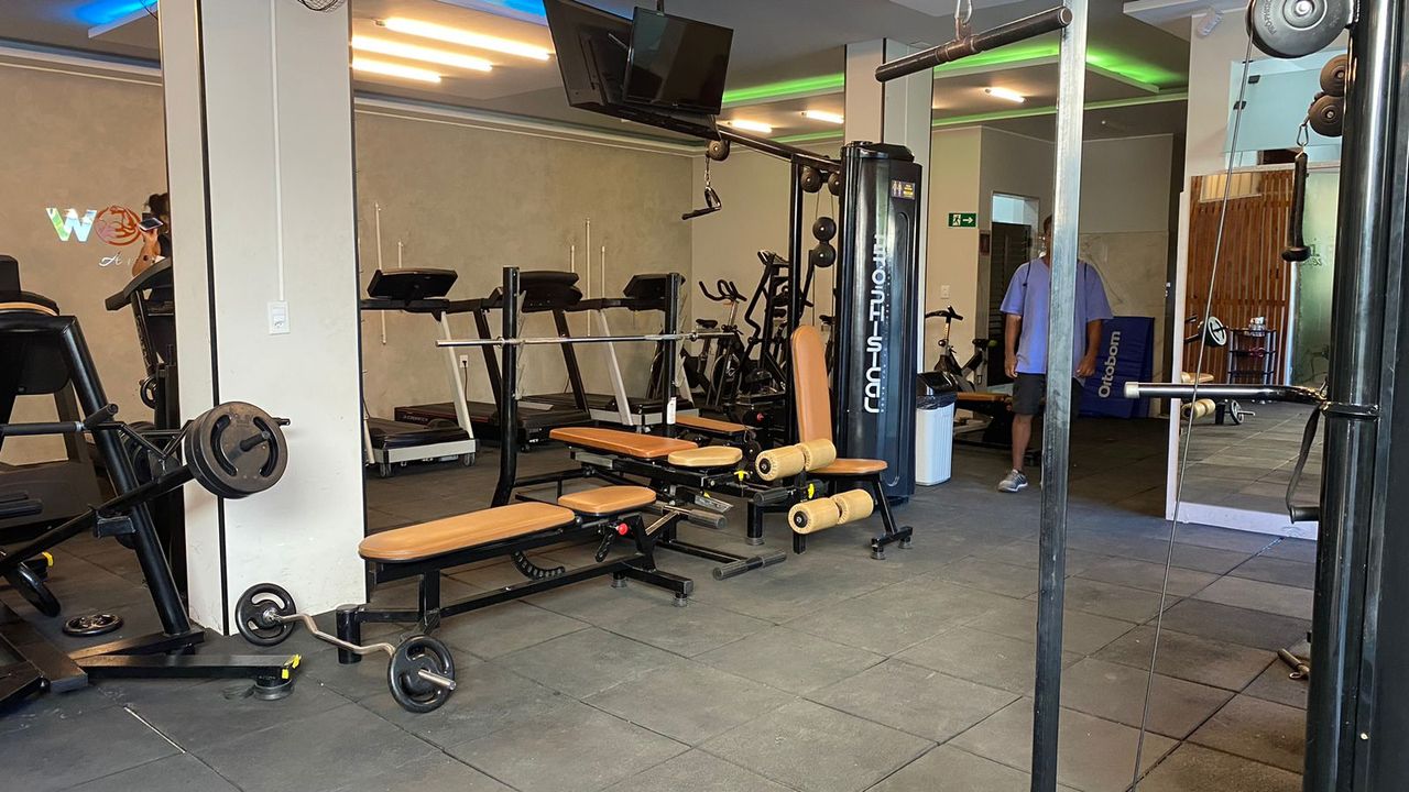 Imagem da estrutura da academia
