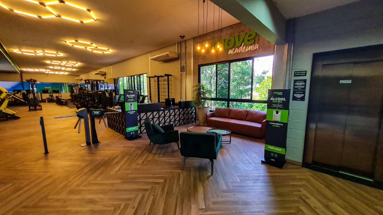 Imagem da estrutura da academia