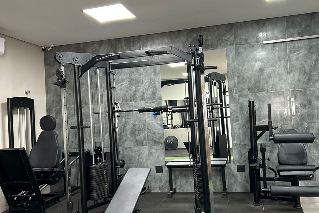 Imagem da estrutura da academia