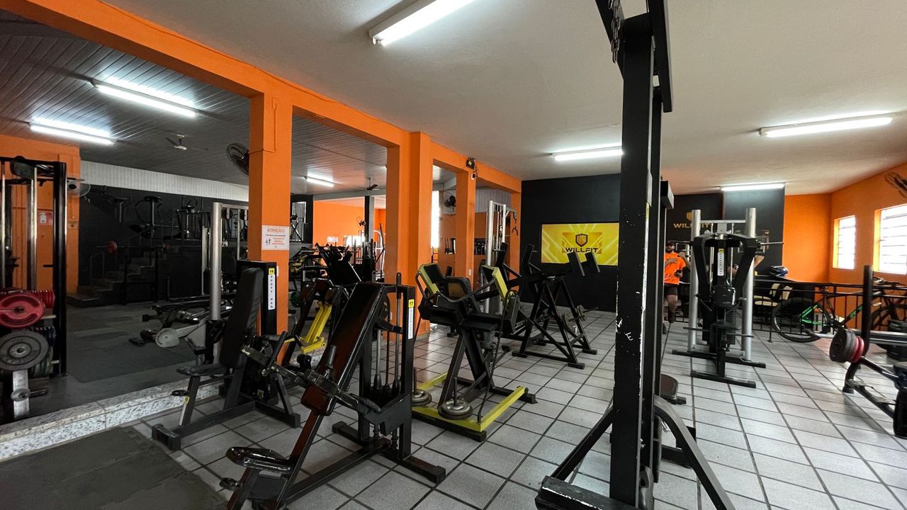 Imagem da estrutura da academia