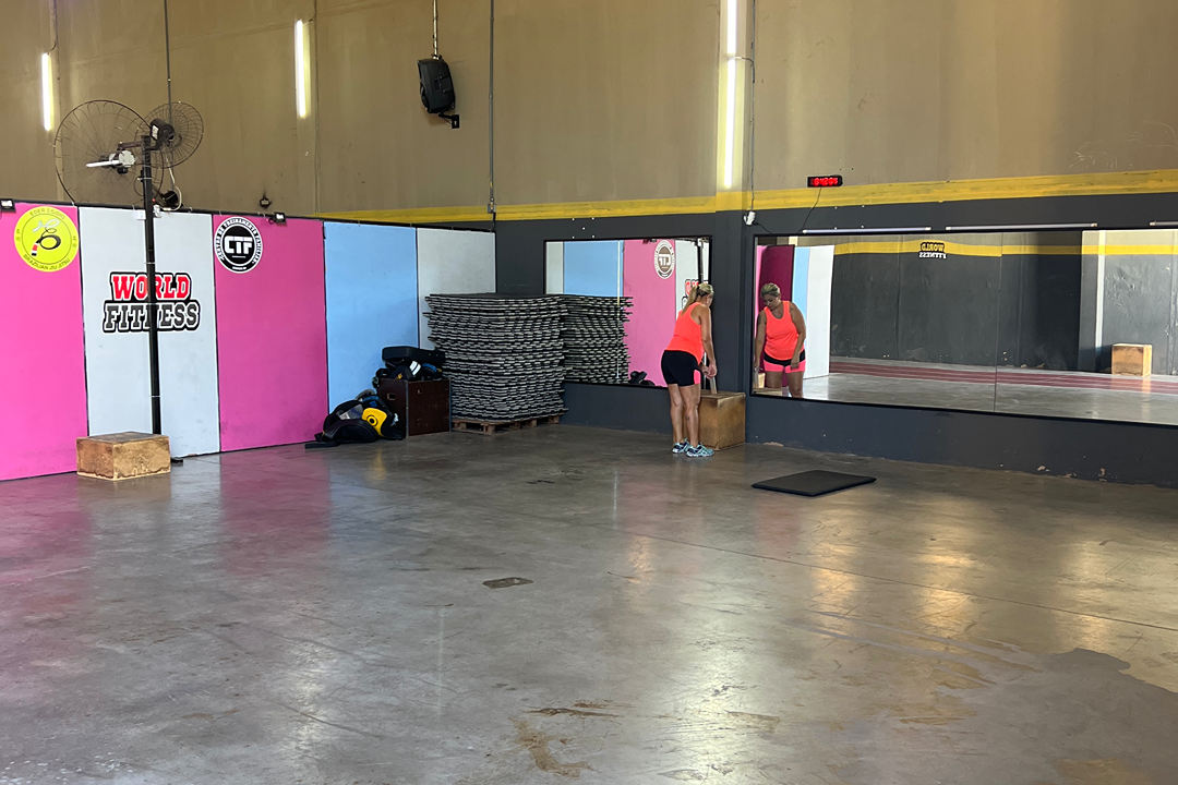 Imagem da estrutura da academia