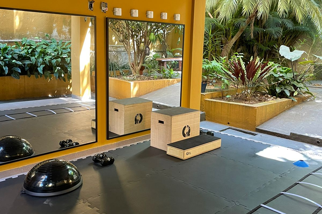 Imagem da estrutura da academia