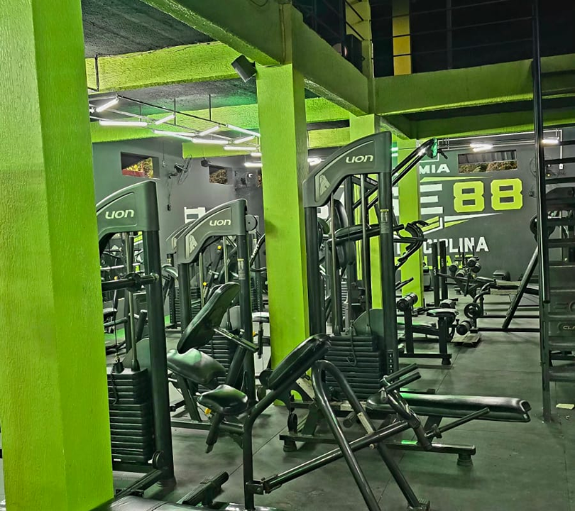 Imagem da estrutura da academia