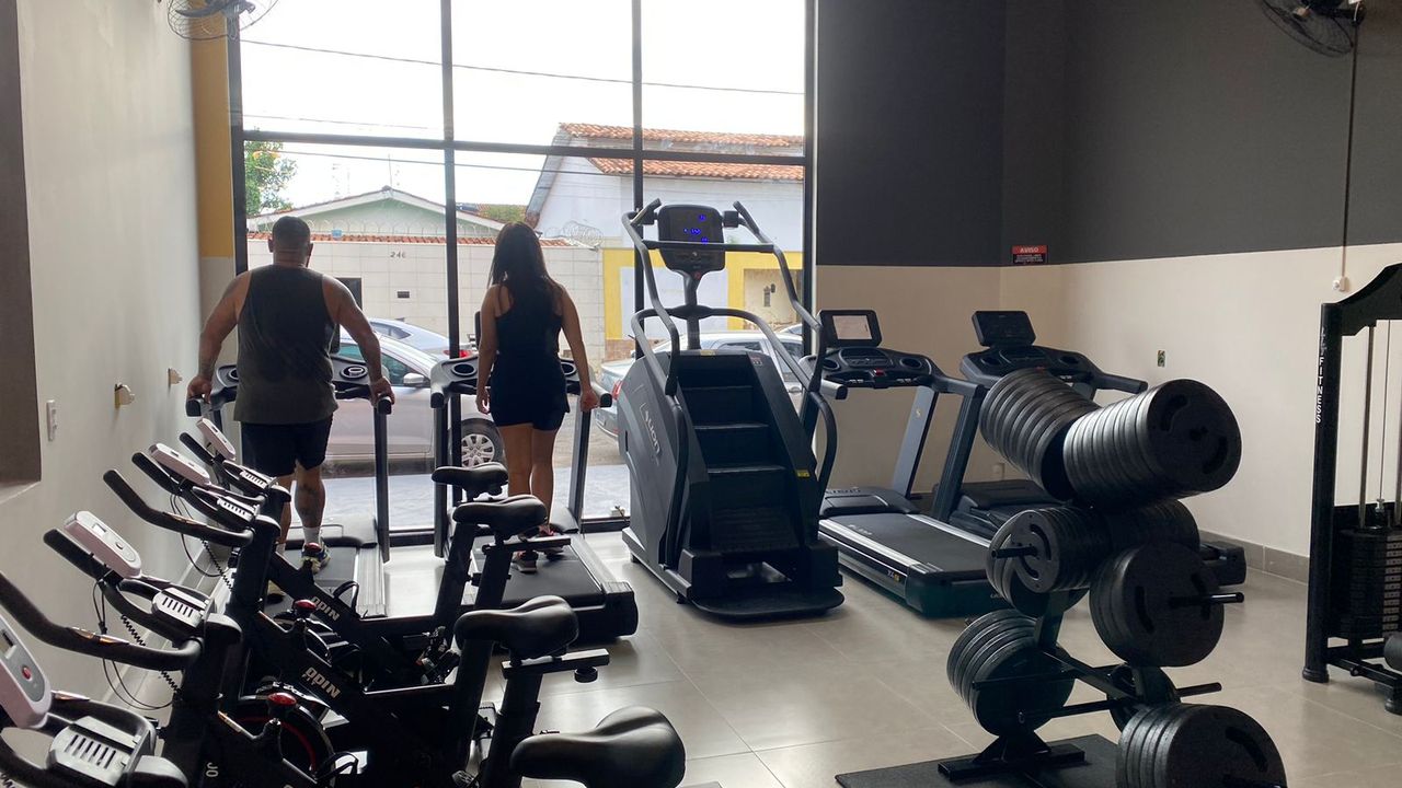 Imagem da estrutura da academia