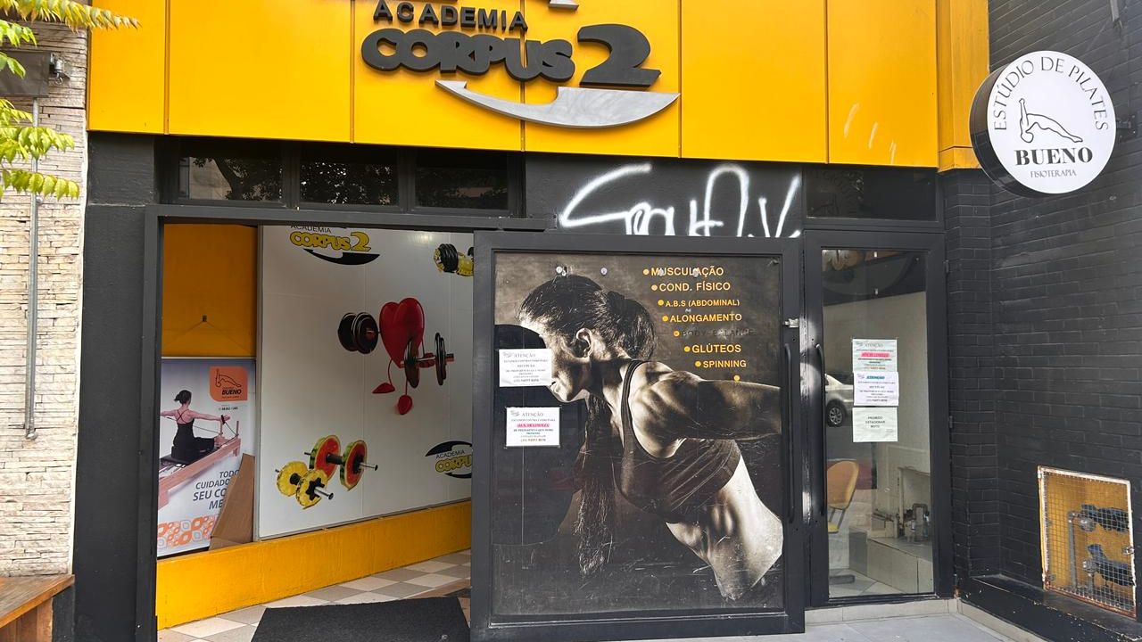 Imagem da estrutura da academia