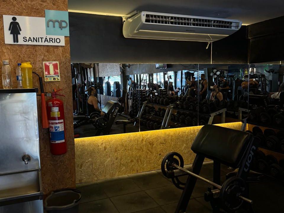 Imagem da estrutura da academia