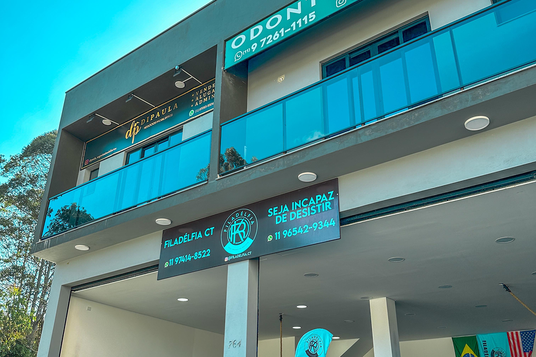 Imagem da estrutura da academia